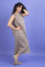 Load image into Gallery viewer, LALLA Dress: One size / Beige / Viscose 39% polyester 55% elastane 6%