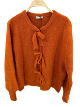 Load image into Gallery viewer, Mohair wool knit cardigan - Orice : Mole / One size