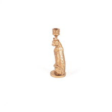 Load image into Gallery viewer, HV Leopard Candleholder - Gold- 10x10x26 cm