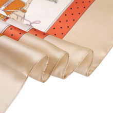 Load image into Gallery viewer, HORSE Silk Scarf: Beige / 100% silk / 60 x 60 cm