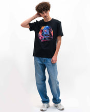 Load image into Gallery viewer, Rad Lord T-shirt - Darth Vader retro graphic tee: Black / Organic, Plastic-free, Vegan / XL
