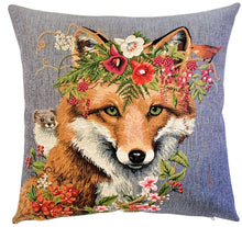 Load image into Gallery viewer, Fox throw pillow cover - Woodland Decor - Fox gift: Fox