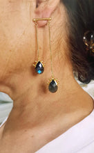 Load image into Gallery viewer, EARRINGS EARRINGS TEARS IOLITA: Labradorite
