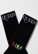 Load image into Gallery viewer, BeQueen Band - 100% Organic Cotton Socks: Black / Intl / 41/46