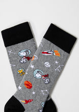 Load image into Gallery viewer, BeSnoopy Cosmos - 100% Organic Cotton Socks: Grey / Intl / 41/46