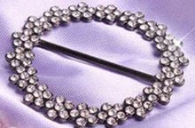 Load image into Gallery viewer, Galaxy scarf ring: Silver / 100% brass / 5.2 x 3.5 cm
