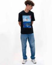 Load image into Gallery viewer, Floating Nimbus T-shirt - Dragon Ball Japan animated T-shirt: Black / XS