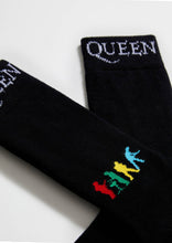 Load image into Gallery viewer, BeQueen Band - 100% Organic Cotton Socks: Black / Intl / 36/40