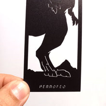 Load image into Gallery viewer, Bookmark, laser Die-cut - T Rex