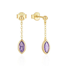 Load image into Gallery viewer, Ambition EARRINGS: Blue / Gold