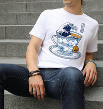 Load image into Gallery viewer, The Great Kanagawa Tea Tee - Vintage Japan T-Shirt: XL