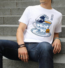 Load image into Gallery viewer, The Great Kanagawa Tea Tee - Vintage Japan T-Shirt: XS