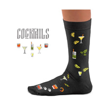 Load image into Gallery viewer, Cocktails Socks Gift: L: 41-46 UK (7½-11½) US (8-12)
