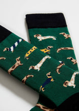 Load image into Gallery viewer, Bepets Green - 100% Organic Cotton Socks: Green / Intl / 36/40