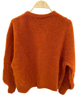 Load image into Gallery viewer, Mohair wool knit cardigan - Orice : Mole / One size