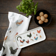 Load image into Gallery viewer, Chicken birch veneer serving tray- 32x15 made in Europe