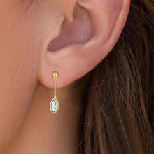 Load image into Gallery viewer, Ambition EARRINGS: Blue / Gold