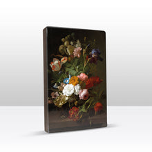 Load image into Gallery viewer, Laqueprint - Vase of flowers - Rachel Ruysch - 19.5 x 30 cm - LP078