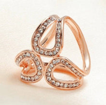 Load image into Gallery viewer, Diamond ring: Gold / Brass / Unique