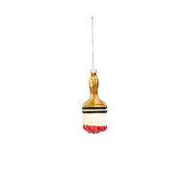 Load image into Gallery viewer, HV Paintbrush Xmas Ornament- Glass- 5x2,5x12,5cm