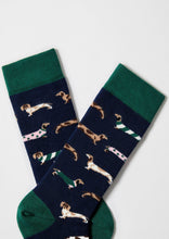 Load image into Gallery viewer, Bepets Blue - 100% Organic Cotton Socks: Navy blue / Intl / 36/40