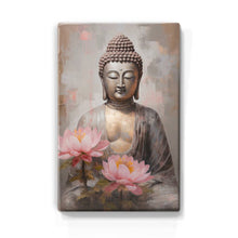 Load image into Gallery viewer, Buddha with flowers - Mini Laqueprint - 9.6 x 14.7 cm - LPS516