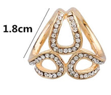 Load image into Gallery viewer, Diamond ring: Gold / Brass / Unique