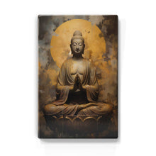 Load image into Gallery viewer, Buddha with folded hands - Mini Laqueprint - 9.6 x 14.7 cm - LPS505