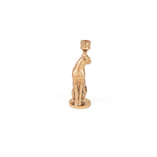 Load image into Gallery viewer, HV Leopard Candleholder - Gold- 10x10x26 cm