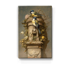 Load image into Gallery viewer, Laqueprint - two great girls on ornament - Hand lacquered - 19.5 x 30 cm - LP374