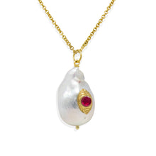 Load image into Gallery viewer, Ruby Eye Pendant