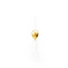 Load image into Gallery viewer, HV Glass Balloonhanger - Gold - M - 6.5x10.5cm