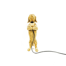 Load image into Gallery viewer, HV Dachshund Table lamp Gold - 10x15x38 cm