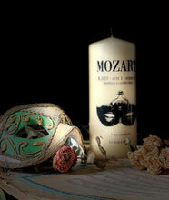 Load image into Gallery viewer, Tattooed pillar candle "Don Giovanni"