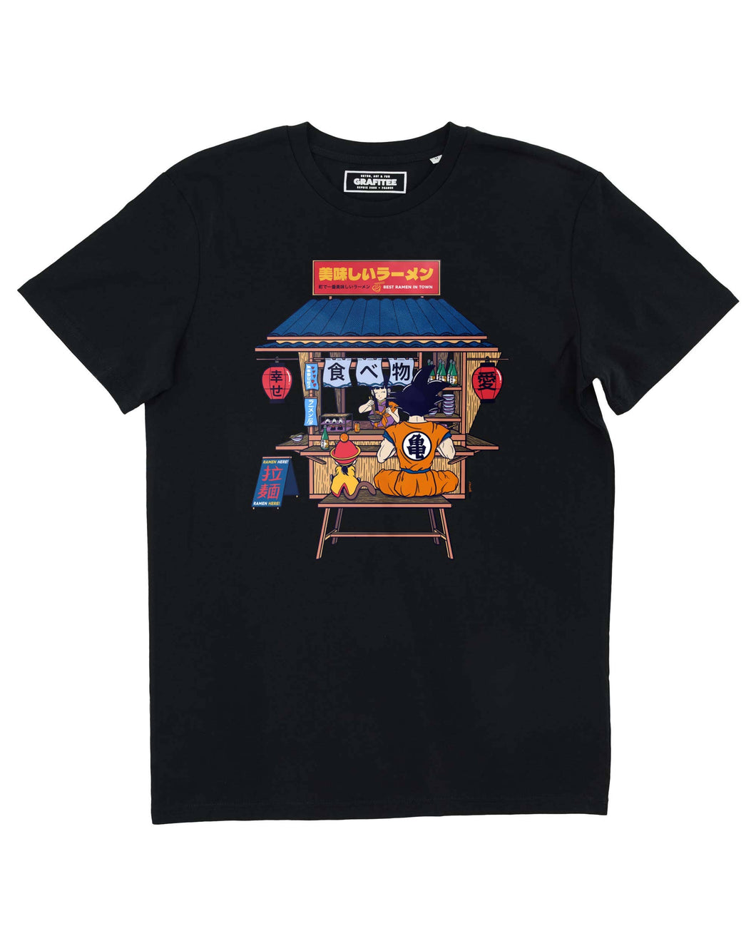T-shirt House of Ramen Dragon Ball - Son Goku T-shirt: Black / XXXL