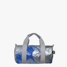 Load image into Gallery viewer, KATSUSHIKA HOKUSAI The Great Wave Metallic Silver Medium Weekender
