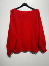 Load image into Gallery viewer, Kid mohair and wool sweater 5102: Navy
