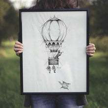 Load image into Gallery viewer, Art Print [Fine Art Paper] - Balloonist: A4
