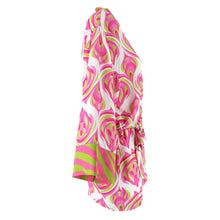 Load image into Gallery viewer, Sonoya Short Kimono: Fuchsia / LXL
