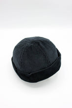 Load image into Gallery viewer, Portuguese Breton Cotton Velour Miki Docker Hat: Navy
