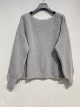 Load image into Gallery viewer, Kid mohair and wool sweater 5102: Navy
