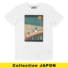 Load image into Gallery viewer, Floating Rain Tee - Totoro Japan Graphic T-Shirt: Black / XS
