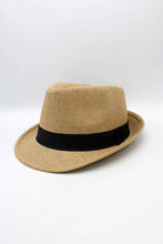 Load image into Gallery viewer, Summer Trilby Hat: Black

