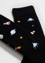 Load image into Gallery viewer, BeSpace Black - 100% Organic Cotton Socks: Black / Intl / 41/46
