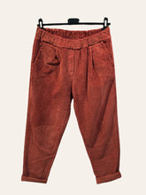 Load image into Gallery viewer, #7360 ribbed velvet pants: NAVY
