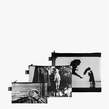 Load image into Gallery viewer, ELLIOTT ERWITT Eiffel Tower, Dog Jumping and California Kiss Zip Pockets
