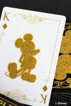 Load image into Gallery viewer, Bicycle Disney Mickey Mouse Black And Gold Playing Cards
