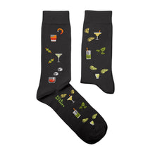 Load image into Gallery viewer, Cocktails Socks Gift: L: 41-46 UK (7½-11½) US (8-12)
