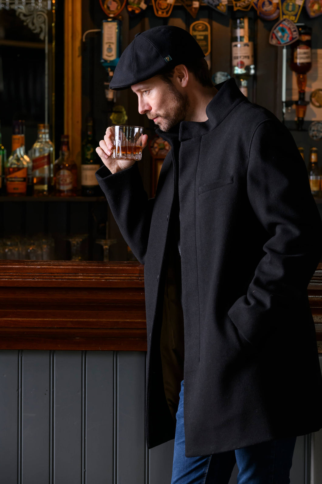 Killarney Pub Cap Black: Small