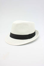 Load image into Gallery viewer, Summer Trilby Hat: Dark grey
